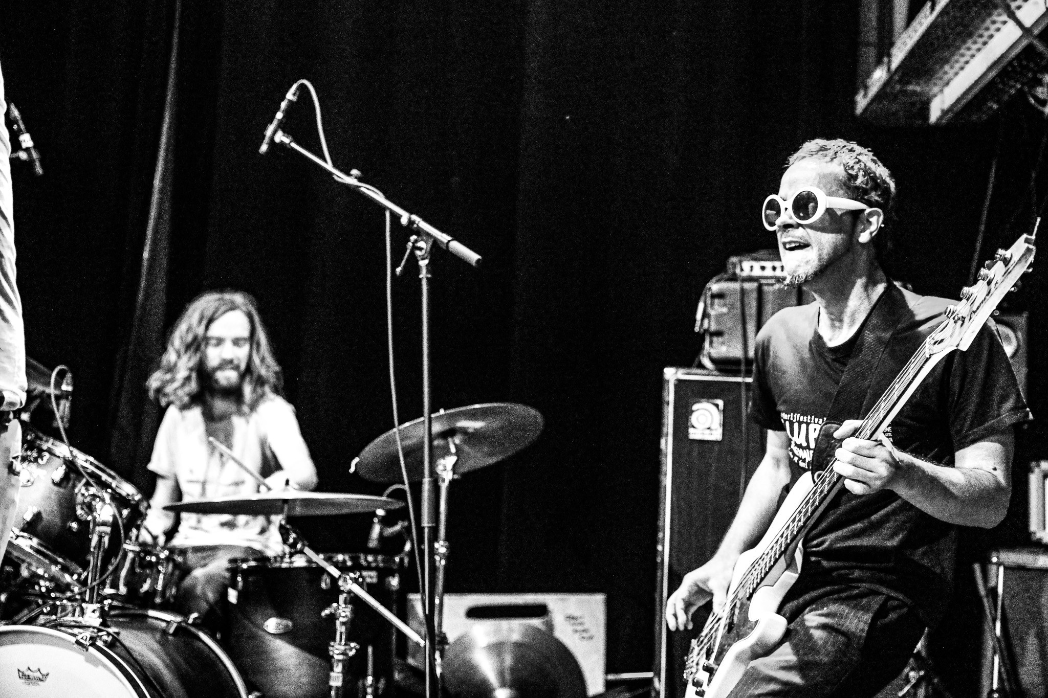 The Irrational Library live — drums and bass